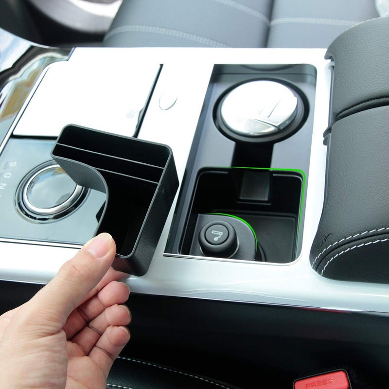METYOUCAR Plastic Central Console Storage Box Cup Holder Accessory for Land Rover Range Rover Velar 2017 2018 2019 2020 2021 - Image 2